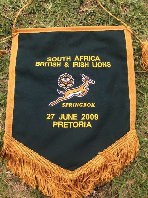 SA vs British Lions 27 June 2009 Pretoria Pennant!!