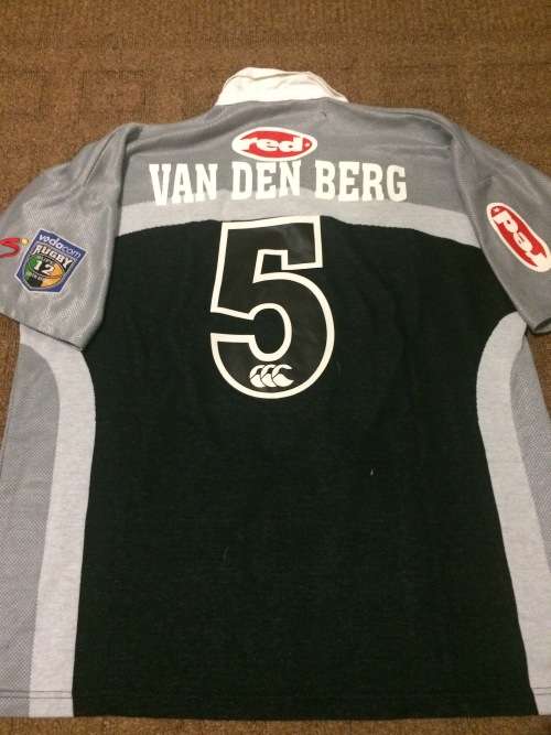 Albert van den Berg's Matchworn Sharks Jersey signed!! no 5
