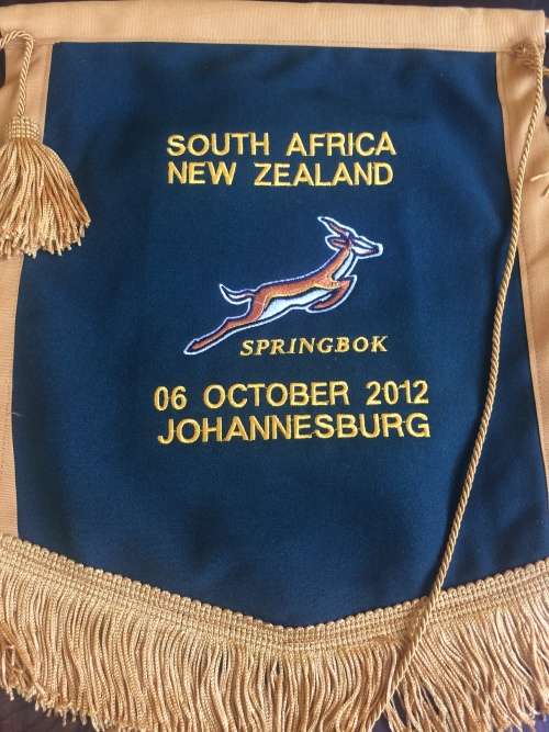 South Africa vs New Zealand 06/10/2012 pennant!
