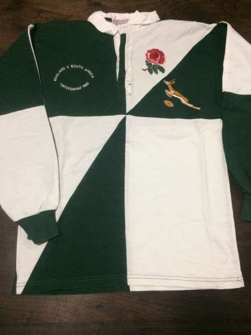Springboks vs England 1992 tour jersey!