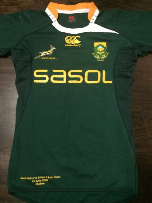 Springbok Players Jersey 2009 Spare no 23
