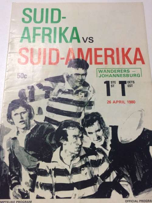 South Africa vs South America 26/04/1980