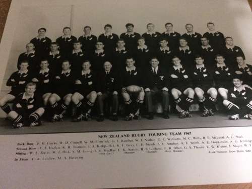 New Zealand Rugby Touring Team 1967 Photo