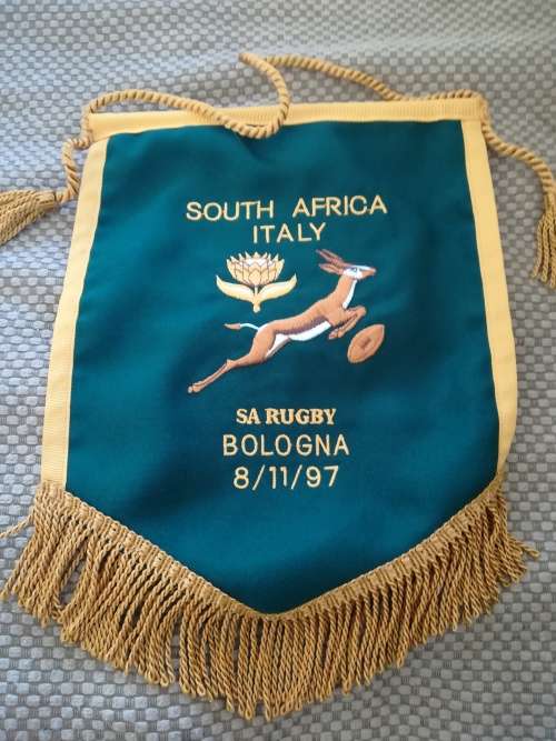 South Africa vs Italy pennant 08/11/1997