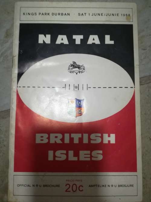 Natal vs British Lions 01 June 1968