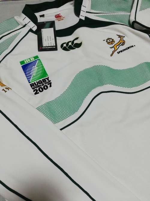 Springbok Players Issue 2007 RWC Jersey One long one short sleeve 3XL Rare