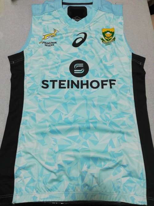 Springbok Sevens Players Practice Jersey Sleeveless Size L