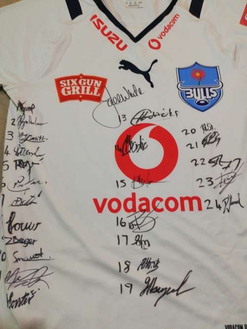 Bulls URC Final 2022 Signed Jersey no. 17!!
