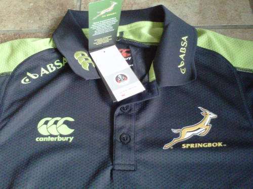Springbok PLAYERS issued Golfshirt!!! RARE RARE RARE