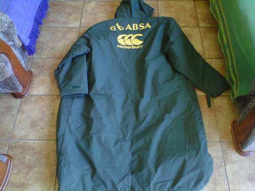 SPRINGBOK Players issue "Bench Jacket" WOW!!!!