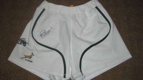 Beast and Bismarck Du Plessis signed shorts!!