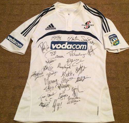 Stormers jersey of Schalk Brits signed by team