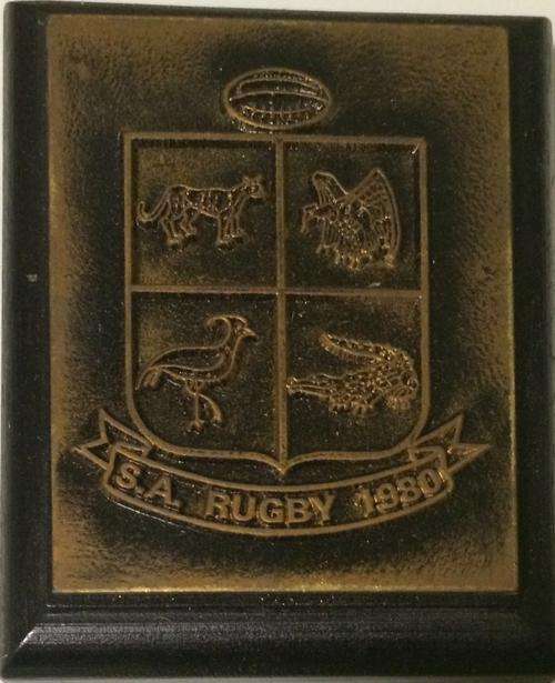 Rugby Plaque