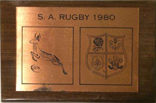 Rugby Plaque