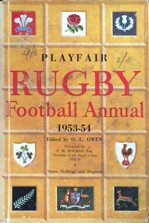 Playfair Rugby Football Annual 1953-54