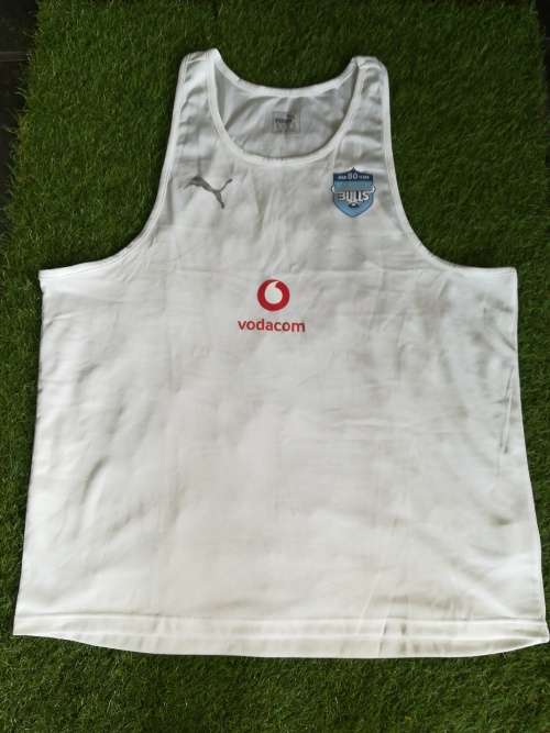Bulls 80 years Players Puma Gym Vest Size XXL