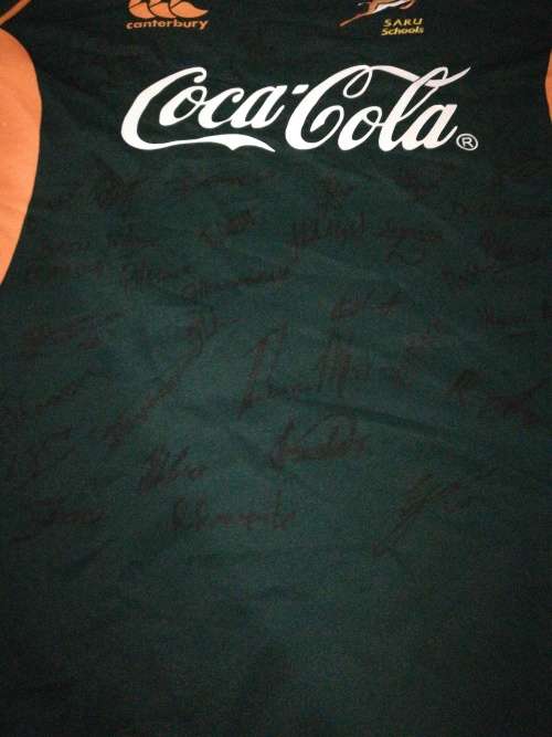 SARU Schools Rugby Jersey signed Size XXXL