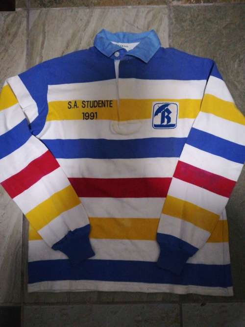 SA Studente 1991 Rugby Jersey Matchworn No 12 !!