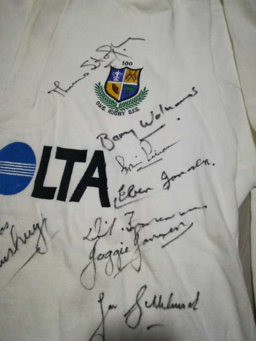 OFS 100 Year Anniversary Jersey signed by legends no number
