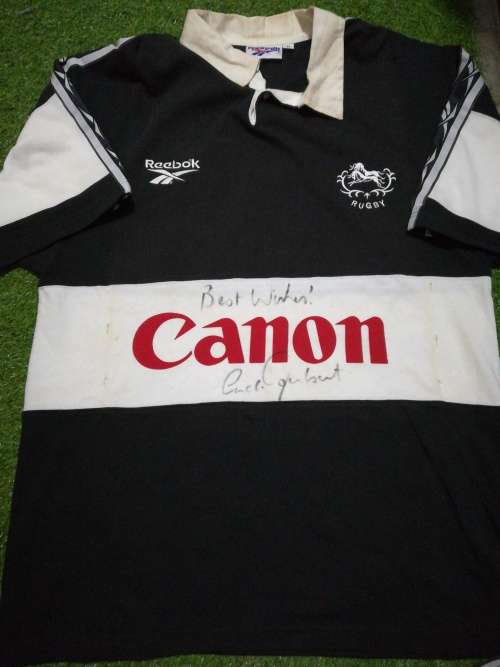 Natal Rugby Jersey supporters signed by Andre Joubert Size M