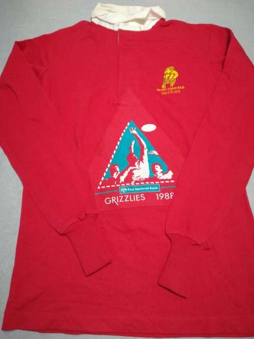 Pacific Coast Grizzlies jersey no 7 size 42 armpit to armpit 52cm