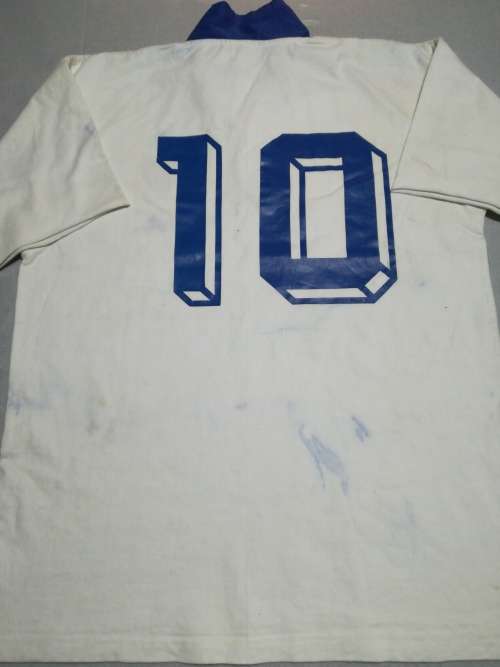 Italy Matchworn Rugby Jersey no 10 away jersey armpit to armpit 61cm