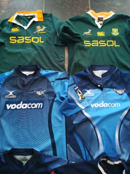 Collection of Supporters Rugby Jerseys