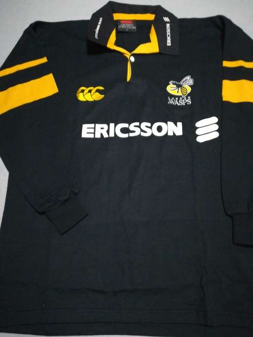London Wasps Rugby Jersey Size L