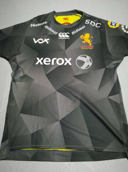 Lions Players Currie Cup warmup jersey Size XXL