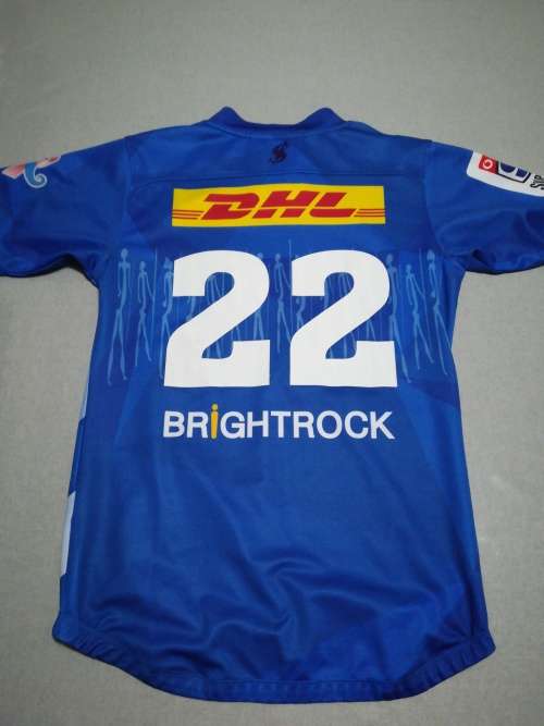 Stormers Players Matchworn Jersey no 22