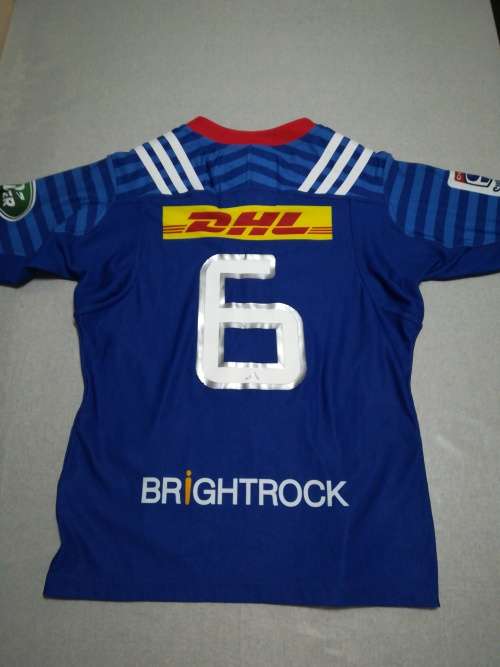 Stormers Players Matchworn Jersey no 6