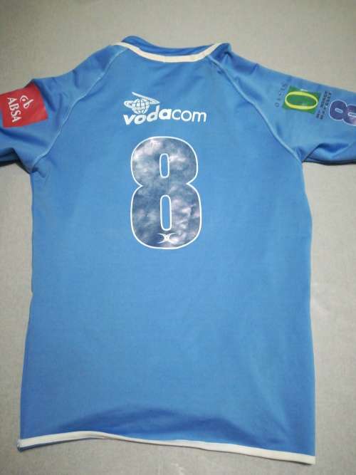 Blue Bulls Currie Cup 2010 Matchworn Jersey no 8