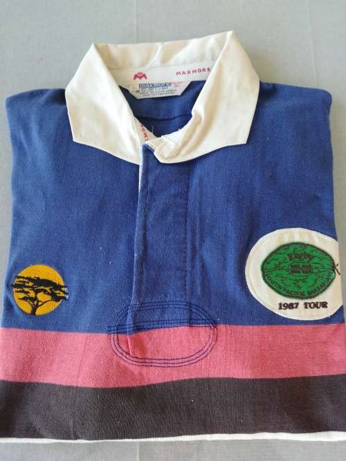 Pacific Barbarians Rugby Jersey can be displayed or reframed