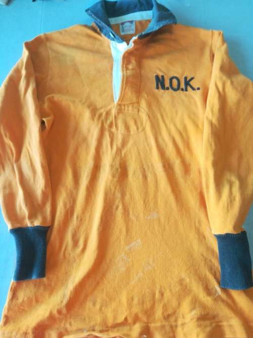 NOK Rugby Jersey no 15 previously framed