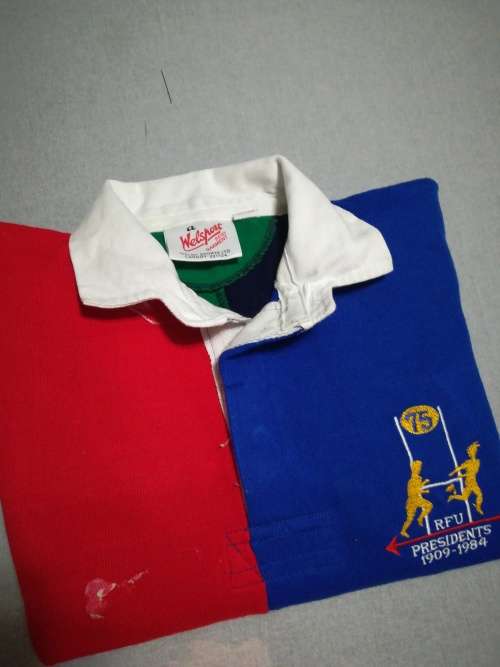 RFU Presidents XV 1909-1984 jersey (jersey was framed)