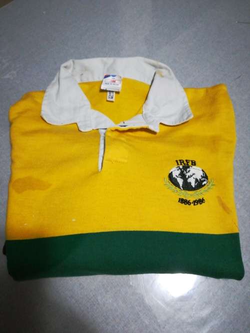 IRFB 1886-1986 Rugby jersey previously framed!