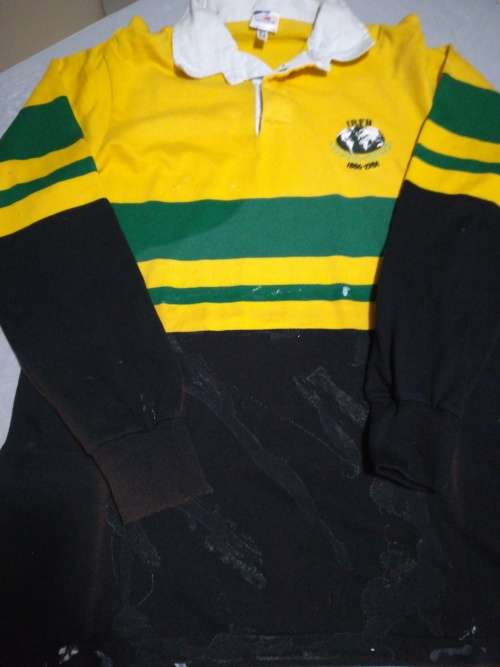 IRFB 1886-1986 Rugby jersey previously framed!