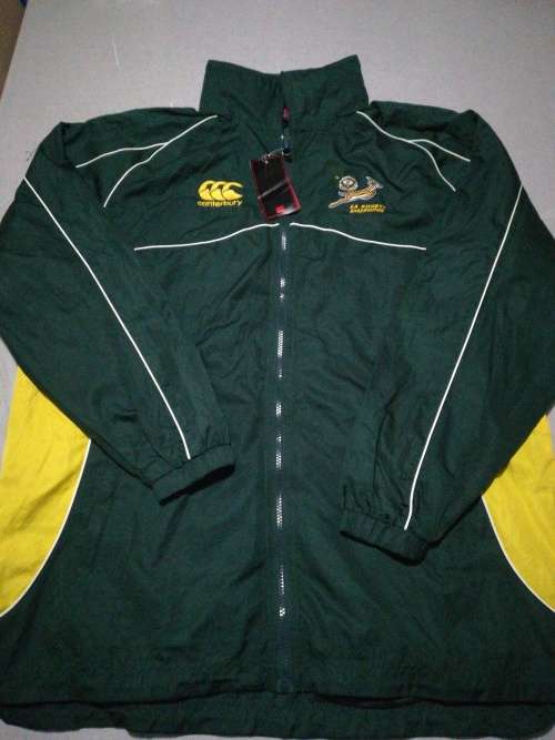 SA Rugby Emerging Tracktop Full Zip Size M Canterbury
