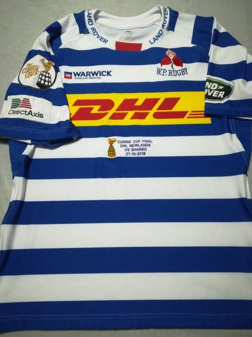 WP Players Issue Currie Cup Final 2018 Jersey Size XXL no number