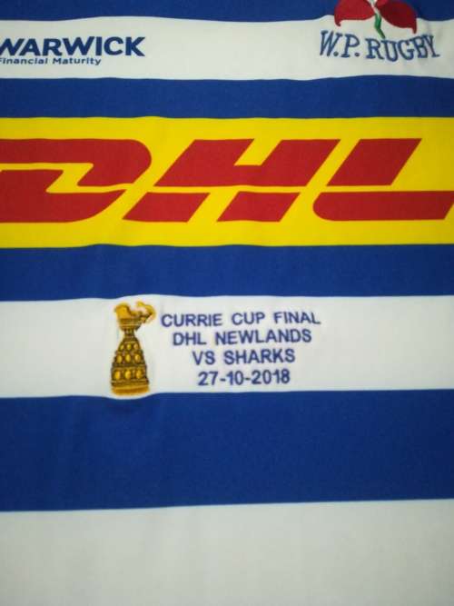 WP Players Issue Currie Cup Final 2018 Jersey Size XXL no number