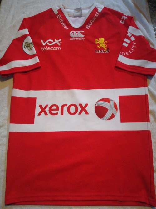Lions Currie Cup Matchworn Jersey Dillon Smit no 20