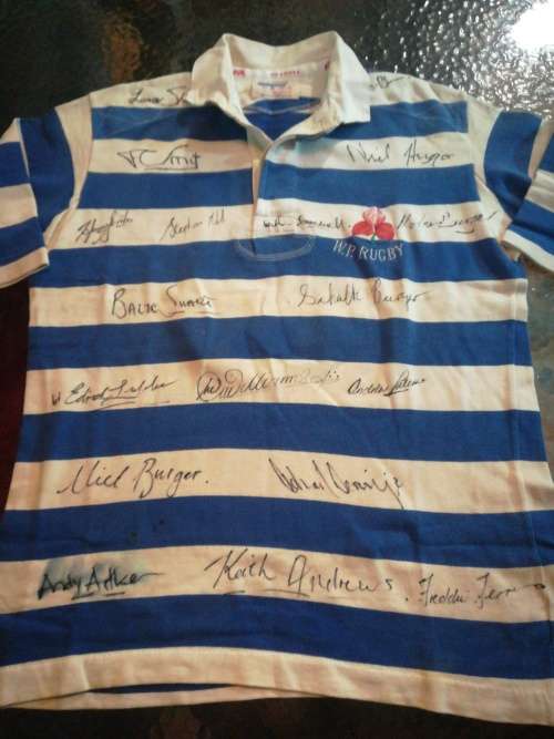 WP Rugby Jersey no 2 signed