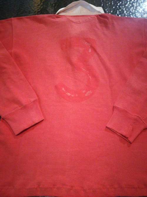 Wales Match Jersey number came off