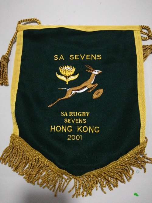 Springbok Sevens Hong Kong 2001 Pennant