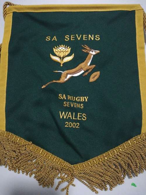 Springbok Sevens Wales 2002 Pennant