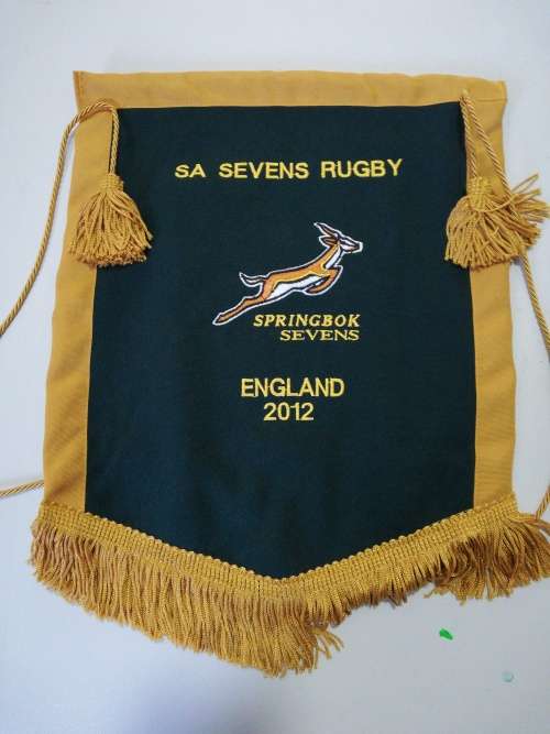 Springbok Sevens England 2012 pennant