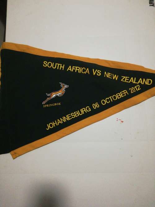 Springboks vs New Zealand 2012 Touch Judge Flag