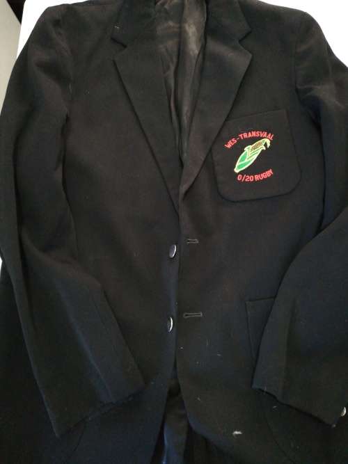 Wes Transvaal u20 Rugby Players Blazer
