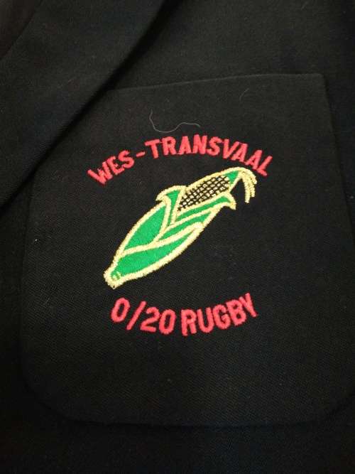 Wes Transvaal u20 Rugby Players Blazer