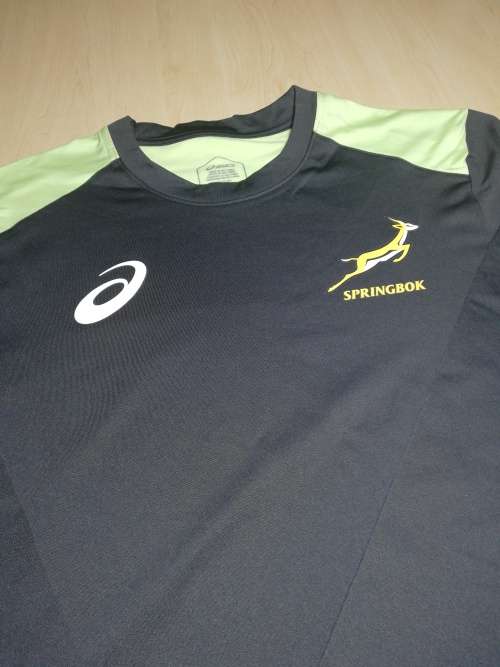 Springbok Players Long Sleeve Top Asics Size L